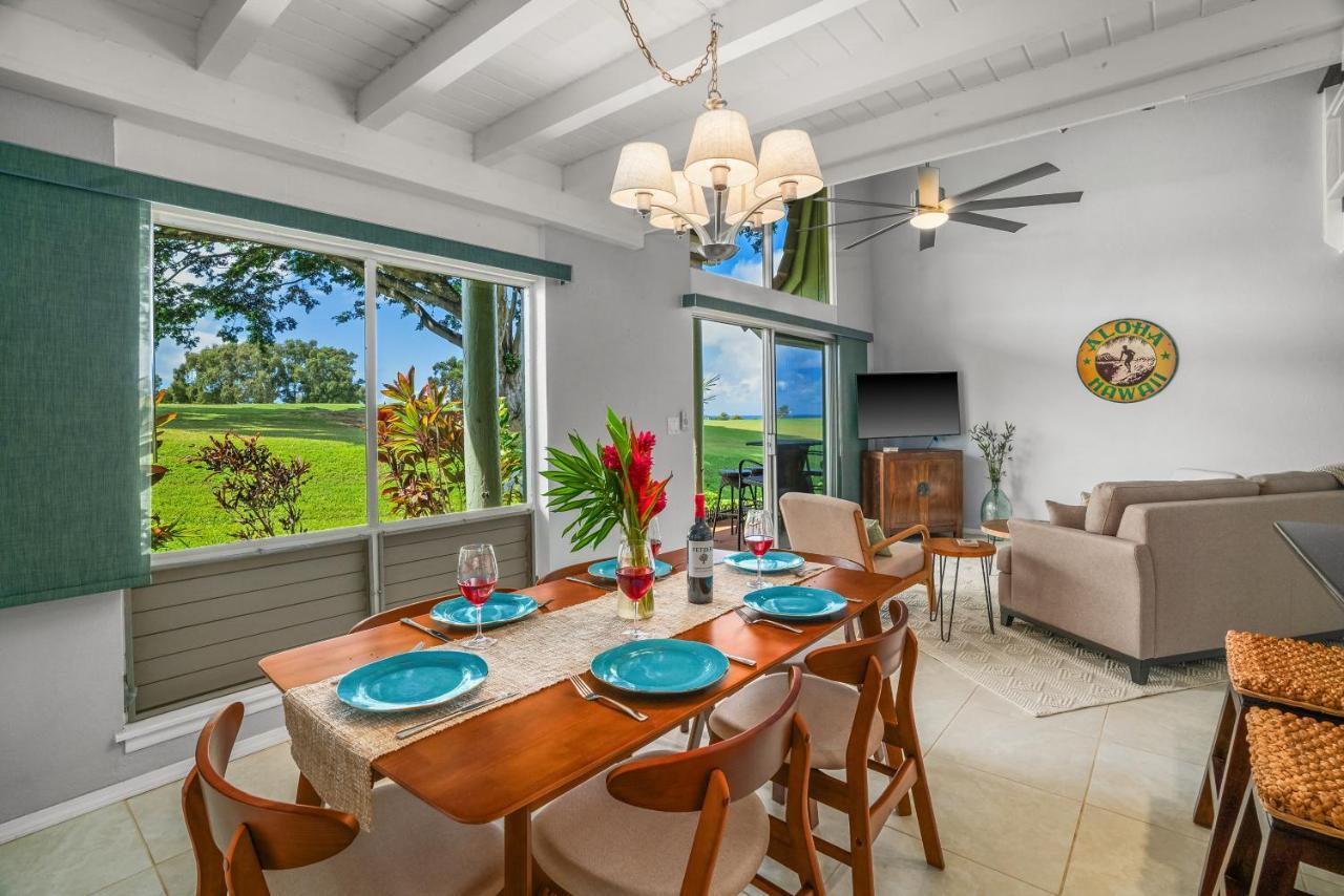 Beautiful 2Br 2Ba Puamana, Ocean And Mountain View, Pool Villa Princeville Eksteriør billede